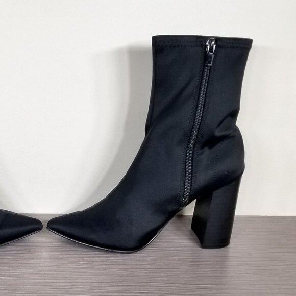 Jeffrey Campbell Siren Bootie, Black Neoprene, Womens Size 5 M - Picture 8 of 12